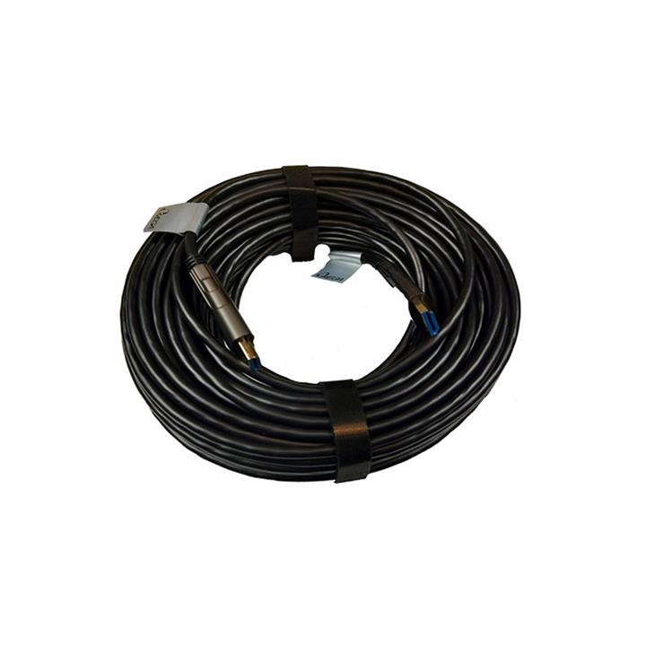 کابل HDMI ورژن ۲ اپتیکال امگا با طول 25 متر